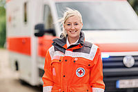 Porträt Rettungssanitäterin vom DRK